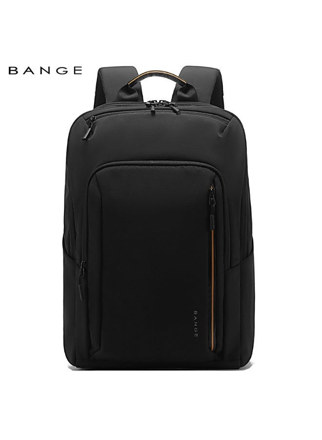 بانجي BANGE 7856 Black Hot Sell New Arrival Wholesale Soft Lightweight Waterproof Men Casual Laptop Backpack - Image 4